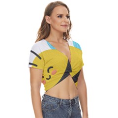 Twist Front Crop Top 