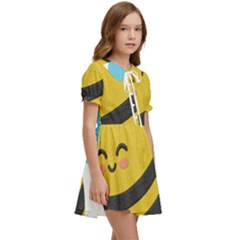 Kids  Sweet Collar Dress 