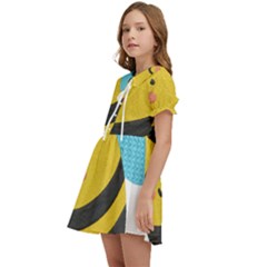 Kids  Sweet Collar Dress 