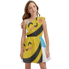 Kids  One Shoulder Party Dress 
