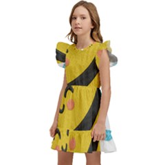 Kids  Winged Sleeve Dress 