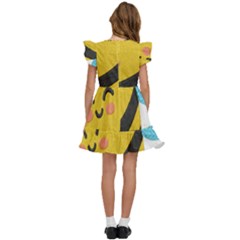 Kids  Winged Sleeve Dress 