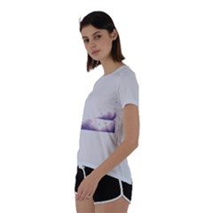 Short Sleeve Open Back T-Shirt 