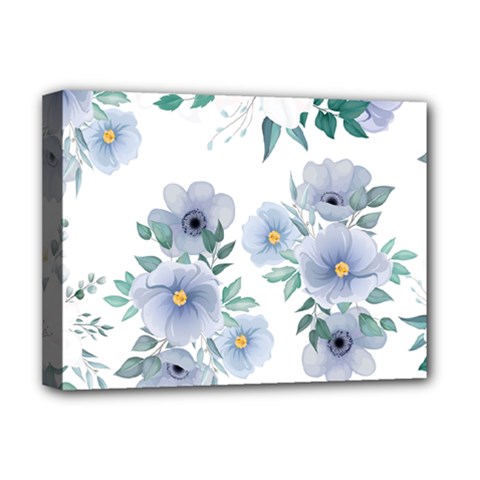 Floral pattern Deluxe Canvas 16  x 12  (Stretched)  from ArtsNow.com