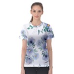 Floral pattern Women s Sport Mesh Tee