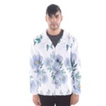 Floral pattern Men s Hooded Windbreaker