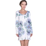 Floral pattern Long Sleeve Nightdress