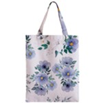 Floral pattern Zipper Classic Tote Bag