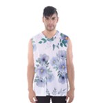 Floral pattern Men s Basketball Tank Top