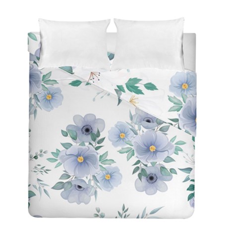 Floral pattern Duvet Cover Double Side (Full/ Double Size) from ArtsNow.com