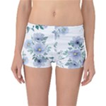 Floral pattern Reversible Boyleg Bikini Bottoms