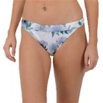 Floral pattern Band Bikini Bottom