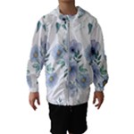 Floral pattern Kids  Hooded Windbreaker