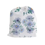 Floral pattern Drawstring Pouch (XL)