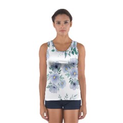 Floral pattern Sport Tank Top  from ArtsNow.com