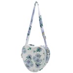 Floral pattern Heart Shoulder Bag