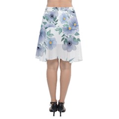 Chiffon Wrap Front Skirt 