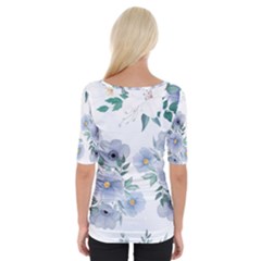 Wide Neckline T-Shirt 