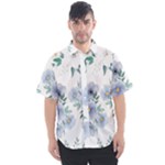 Floral pattern Men s Short Sleeve Shirt