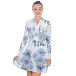 Floral pattern Long Sleeve Panel Dress