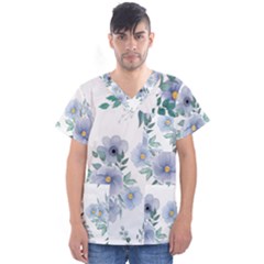 Men s V-Neck Scrub Top 