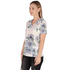 Women s V-Neck Scrub Top 