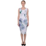 Floral pattern Sleeveless Pencil Dress