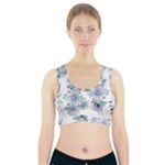 Floral pattern Sports Bra With Pocket