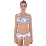 Floral pattern Criss Cross Bikini Set