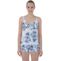 Tie Front Two Piece Tankini 