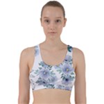 Floral pattern Back Weave Sports Bra