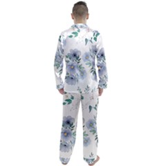 Men s Long Sleeve Satin Pajamas Set 