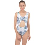 Floral pattern Center Cut Out Swimsuit