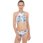 Floral pattern Racer Front Bikini Set