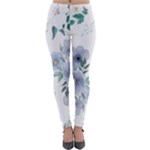 Floral pattern Lightweight Velour Leggings