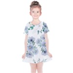 Floral pattern Kids  Simple Cotton Dress