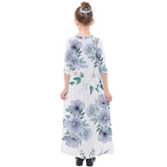 Kids  Quarter Sleeve Maxi Dress 