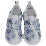 Floral pattern Kids  Velcro No Lace Shoes