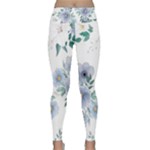 Floral pattern Lightweight Velour Classic Yoga Leggings