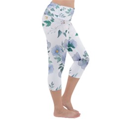 Lightweight Velour Capri Yoga Leggings 