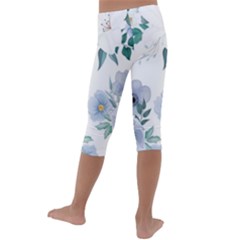 Kids  Lightweight Velour Capri Leggings  