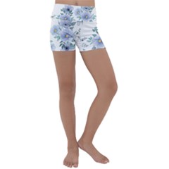 Kids  Lightweight Velour Yoga Shorts 