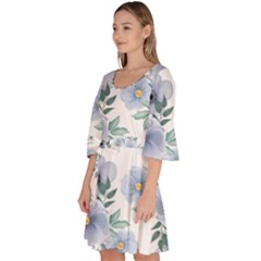 Velour Kimono Dress 