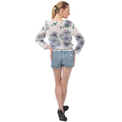 Banded Bottom Chiffon Top 