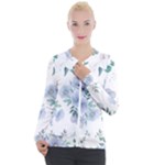 Floral pattern Casual Zip Up Jacket