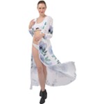 Floral pattern Maxi Chiffon Beach Wrap