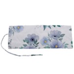 Floral pattern Roll Up Canvas Pencil Holder (S)