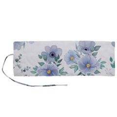 Floral pattern Roll Up Canvas Pencil Holder (M) from ArtsNow.com