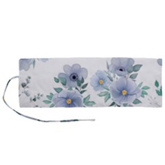 Floral pattern Roll Up Canvas Pencil Holder (M) from ArtsNow.com