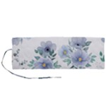 Floral pattern Roll Up Canvas Pencil Holder (M)